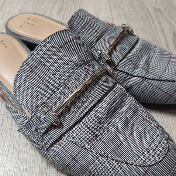 A New Day Plaid Mules 8 1/2 Women's - Picture 5 of 8